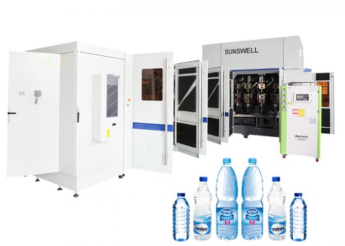 Chaîne potable remplissante et de capsulage d'eau en bouteille d'ANIMAL FAMILIER de Sunswell de machine de Combi de doux de production