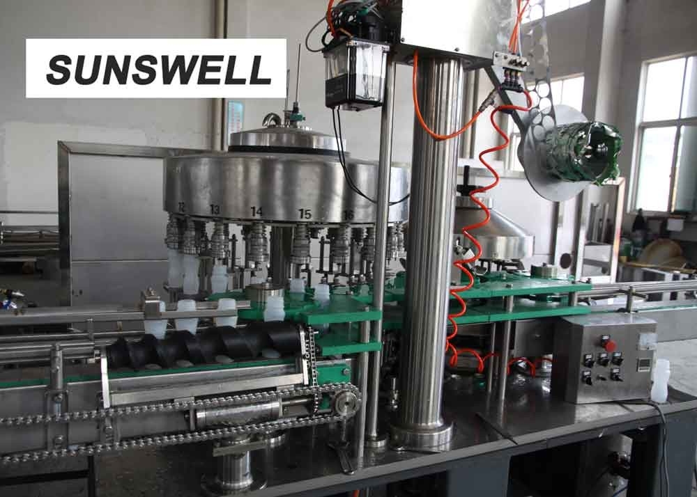 Rinsing Water Recycle Juice Filling Machine For Aluminum Bottle Production Line