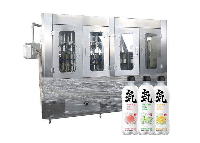 Air Conveyor Monobloc Carbonated Filling Machine With CSD System