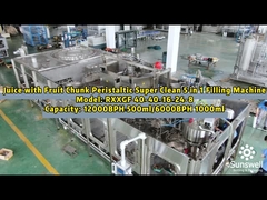 Machine de remplissage de jus aspectique