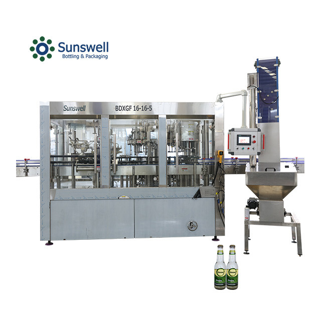 Stable Performance Rotary Carbonated Beverage Filling Machine CSD Soda Rinsing Filling Capping Machines for Glass Bottle
