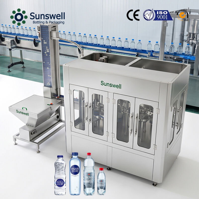 Automatic Water Filling Machine for Bottling Plant