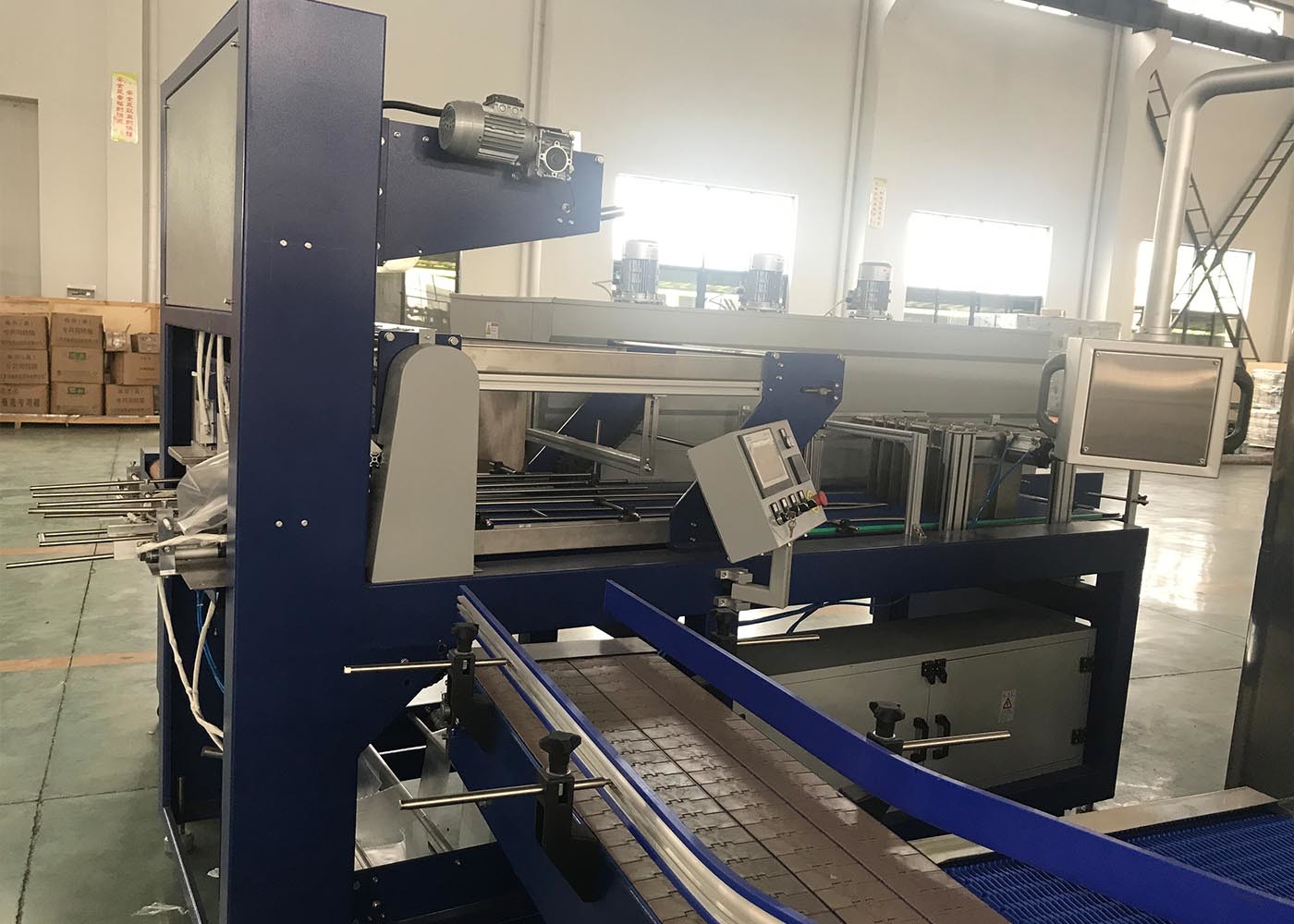 Long Warranty Shrink Wrapping Package Machine For Shrink Film Wrapping