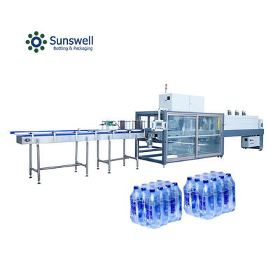 Machine d'emballage rétrécissant de jus aromatisés en plastique pour les boissons gazeuses