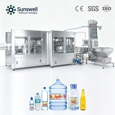 Ligne de production d'eau de bouteille de 500 ml 24000BPH